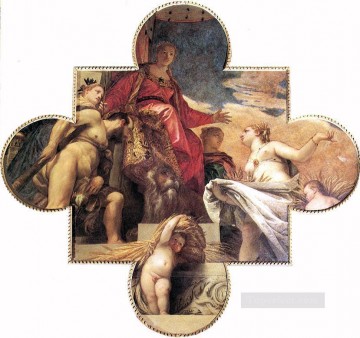  Ceres Painting - Ceres Renders Homage to Venice Renaissance Paolo Veronese
